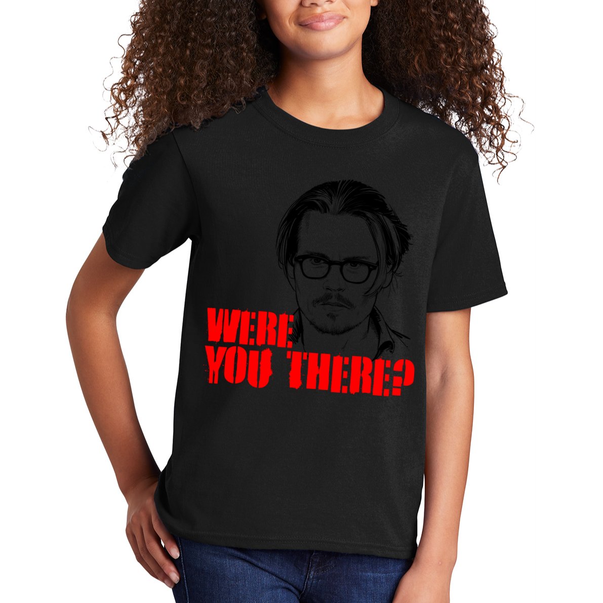 Were You There Depp Trial Funny Meme Kids T-Shirt
