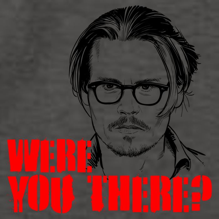 Were You There Depp Trial Funny Meme Vector Backpack