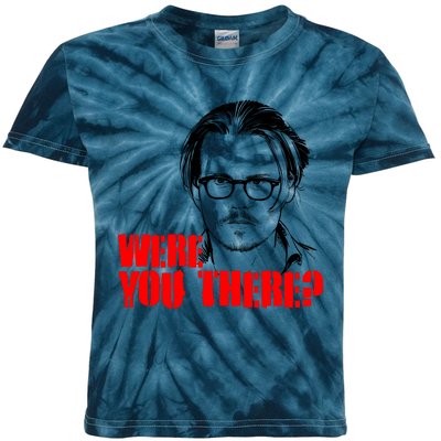 Were You There Depp Trial Funny Meme Kids Tie-Dye T-Shirt