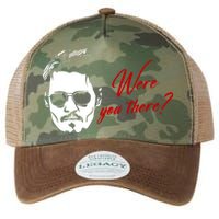 Were You There Johnny Depp Funny Legacy Tie Dye Trucker Hat