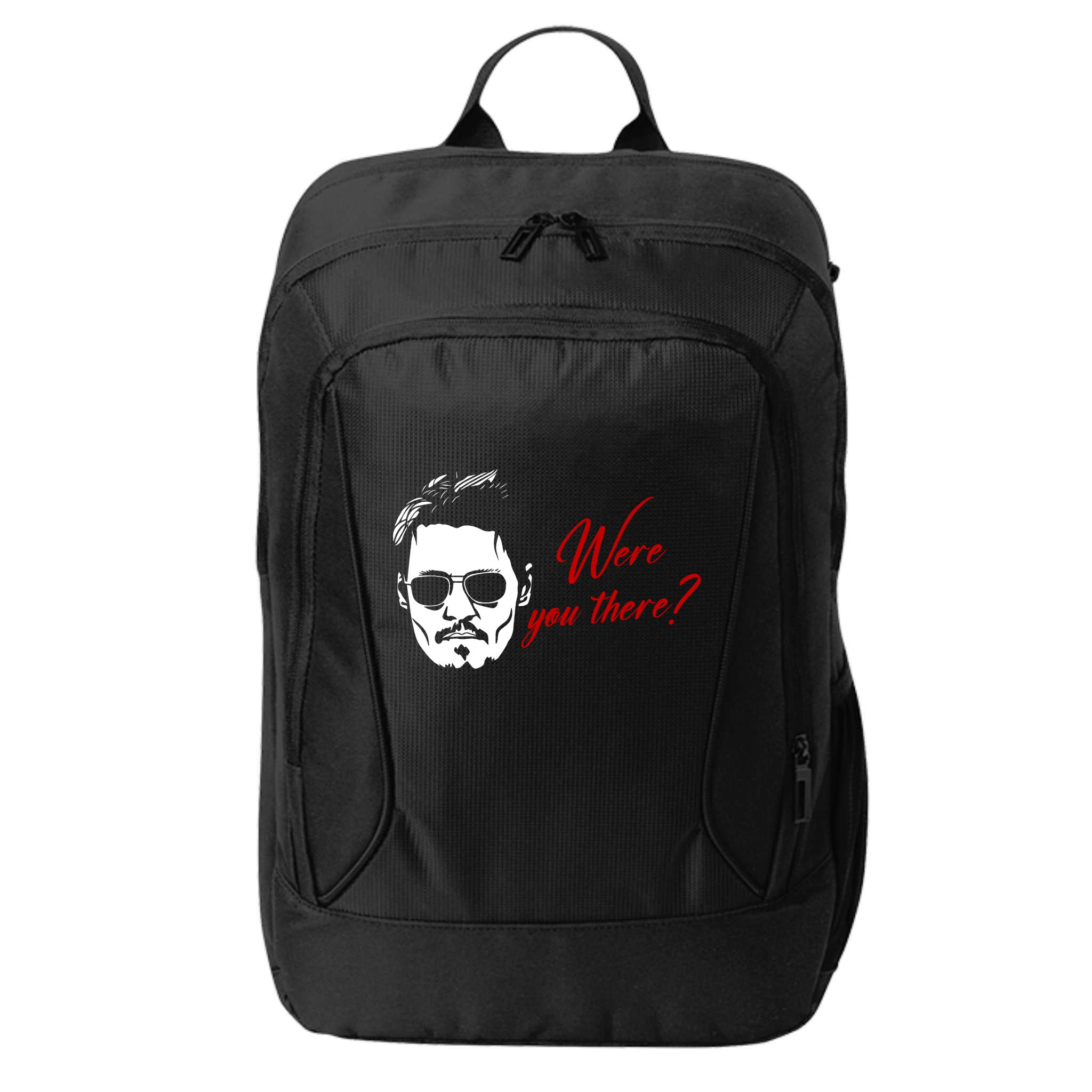 Were You There Johnny Depp Funny City Backpack