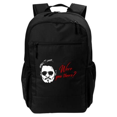 Were You There Johnny Depp Funny Backpack