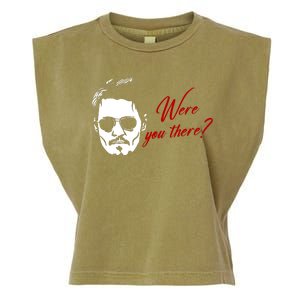 Were You There Johnny Depp Funny Garment-Dyed Women's Muscle Tee