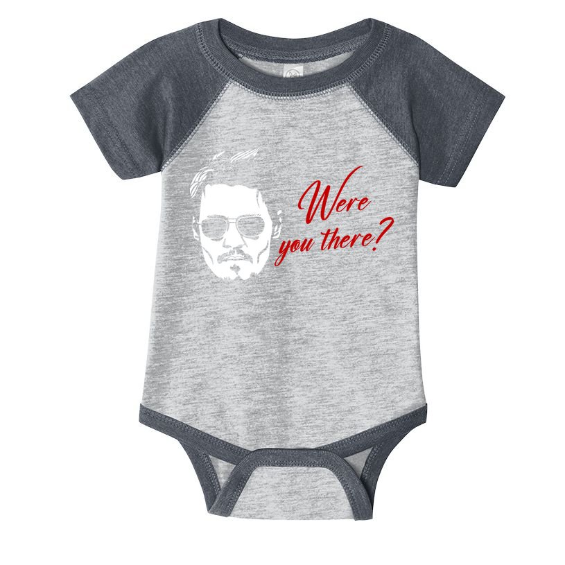 Were You There Johnny Depp Funny Infant Baby Jersey Bodysuit