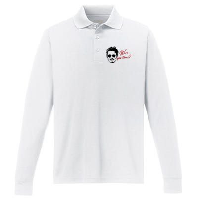 Were You There Johnny Depp Funny Performance Long Sleeve Polo