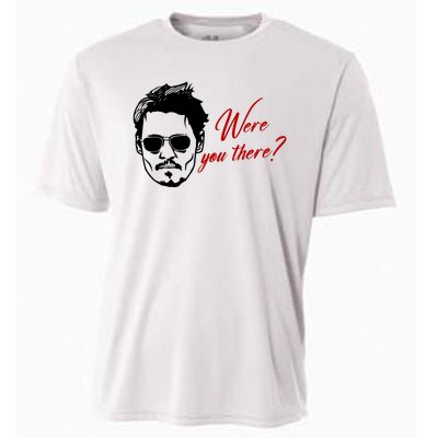 Were You There Johnny Depp Funny Cooling Performance Crew T-Shirt