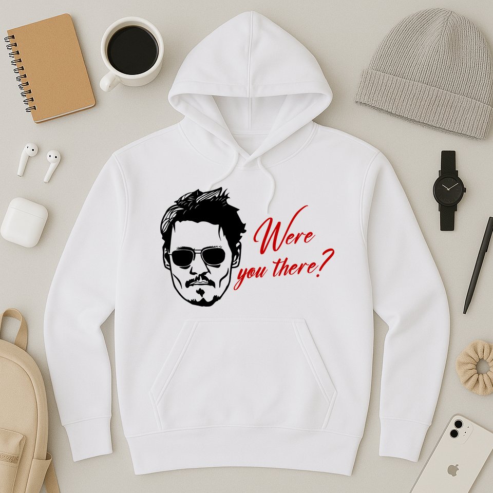 Were You There Johnny Depp Funny Hoodie