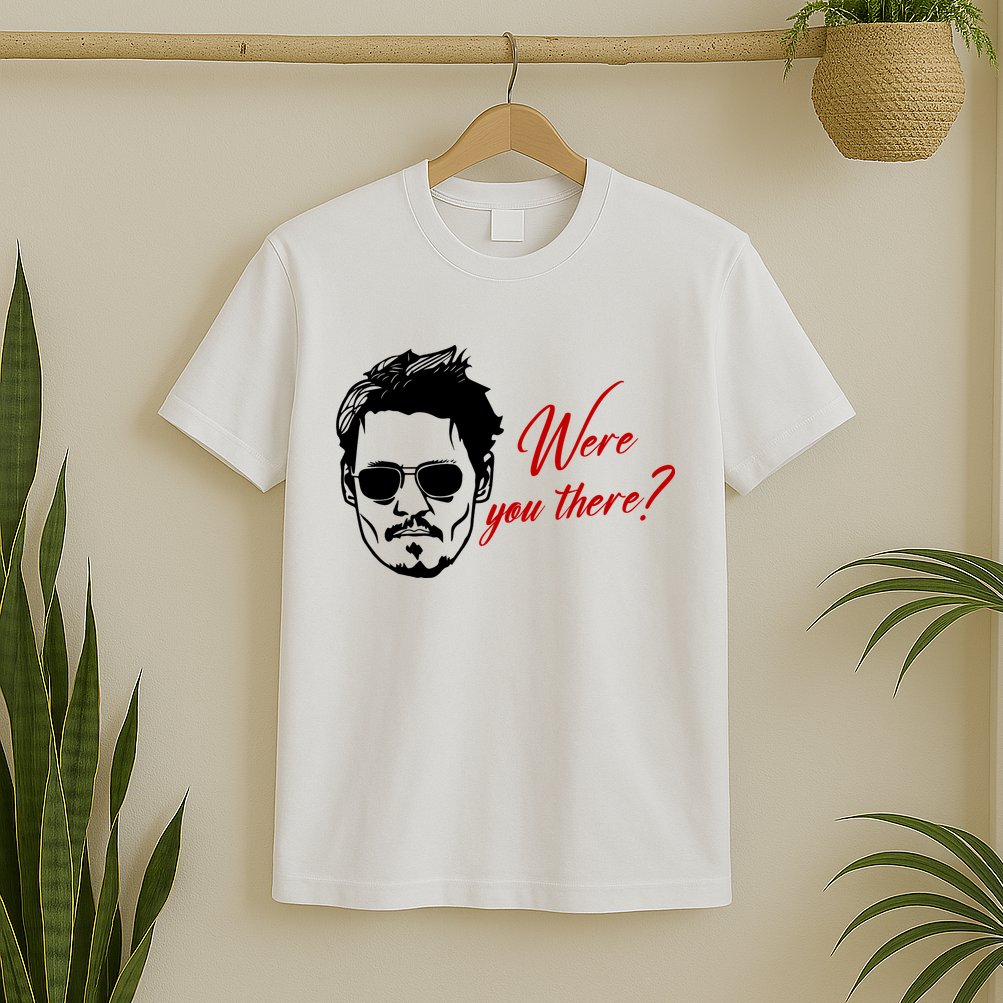 Were You There Johnny Depp Funny T-Shirt