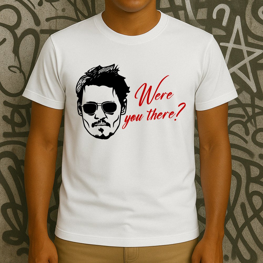 Were You There Johnny Depp Funny T-Shirt