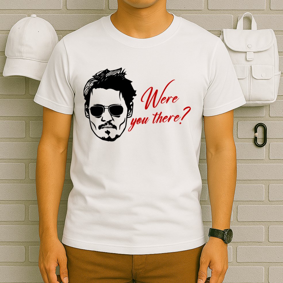 Were You There Johnny Depp Funny T-Shirt