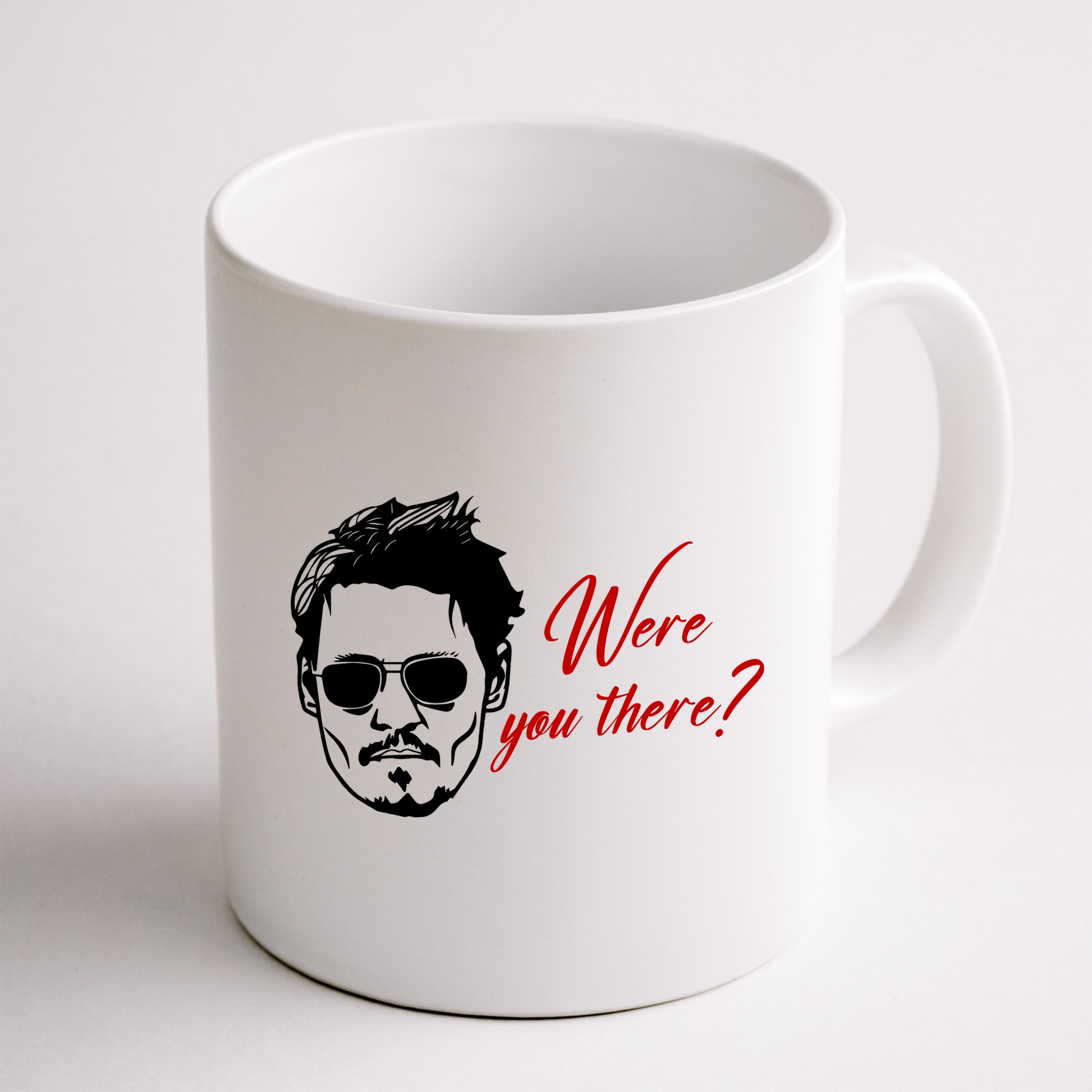 Were You There Johnny Depp Funny Mug
