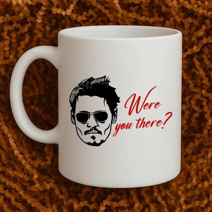 Were You There Johnny Depp Funny Mug