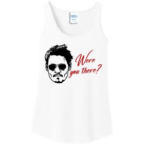 Were You There Johnny Depp Funny Ladies Essential Tank