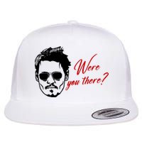 Were You There Johnny Depp Funny Flatbill Hat
