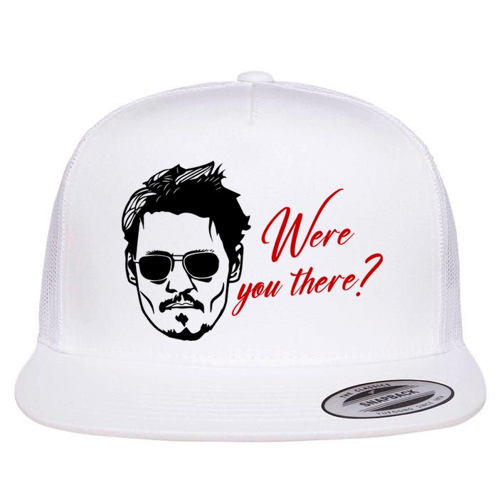 Were You There Johnny Depp Funny Flatbill Hat