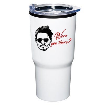 Were You There Johnny Depp Funny Tumbler