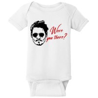 Were You There Johnny Depp Funny Baby Bodysuit
