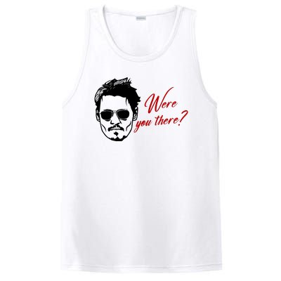 Were You There Johnny Depp Funny PosiCharge Competitor Tank