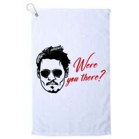 Were You There Johnny Depp Funny Golf Towel