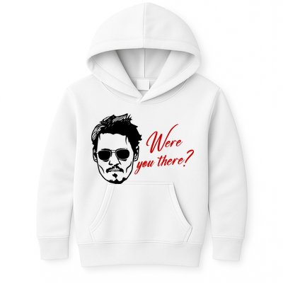 Were You There Johnny Depp Funny Kids Hoodie