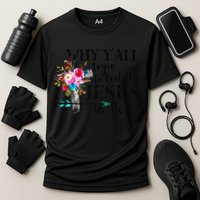 Why Yall Trying To Test The Jesus In Me Flower Performance Shirt