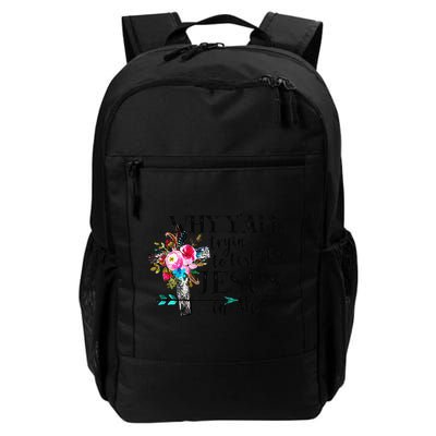 Why Yall Trying To Test The Jesus In Me Flower Backpack