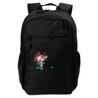 Why Yall Trying To Test The Jesus In Me Flower Backpack