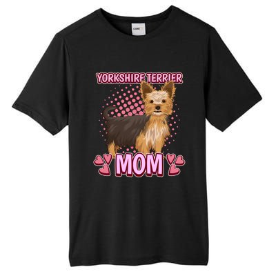 Wo Yorkshire Terrier Mom Quote Mothers Day Yorkie Gift Tall Fusion ChromaSoft Performance T-Shirt