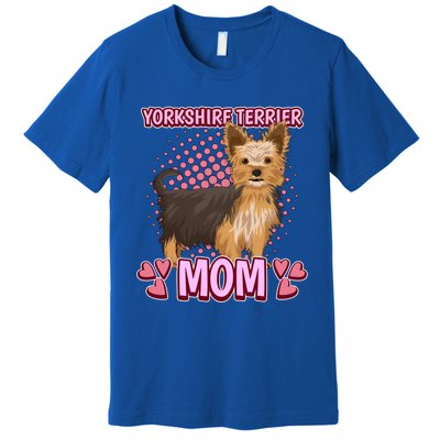 Wo Yorkshire Terrier Mom Quote Mothers Day Yorkie Gift Premium T-Shirt