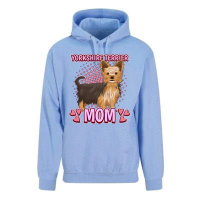 Wo Yorkshire Terrier Mom Quote Mothers Day Yorkie Gift Unisex Surf Hoodie