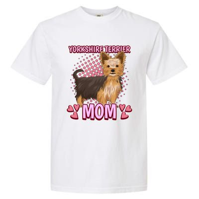 Wo Yorkshire Terrier Mom Quote Mothers Day Yorkie Gift Garment-Dyed Heavyweight T-Shirt