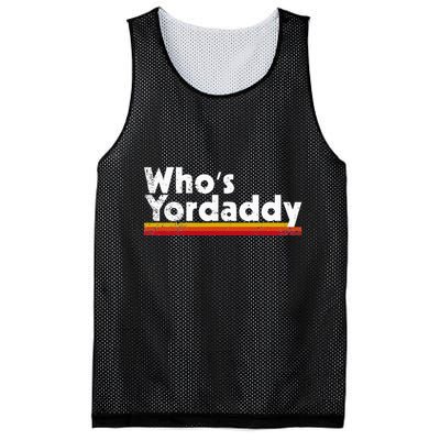 Who's Yordaddy vintage styles Mesh Reversible Basketball Jersey Tank