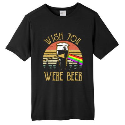 Wish You Were Beer Funny Beer Quote Beer Meme Sunset Tall Fusion ChromaSoft Performance T-Shirt