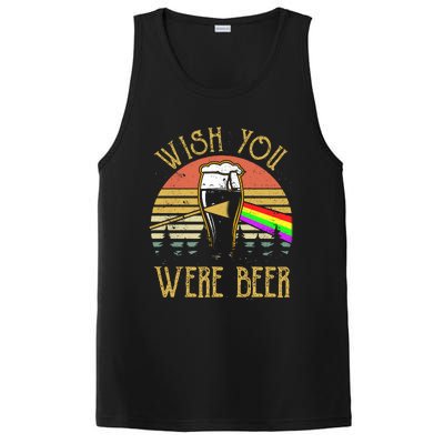 Wish You Were Beer Funny Beer Quote Beer Meme Sunset PosiCharge Competitor Tank