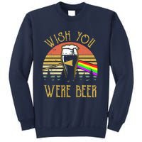 Wish You Were Beer Funny Beer Quote Beer Meme Sunset Sweatshirt