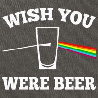 Wish You Were Beer Cotton Canvas Backpack