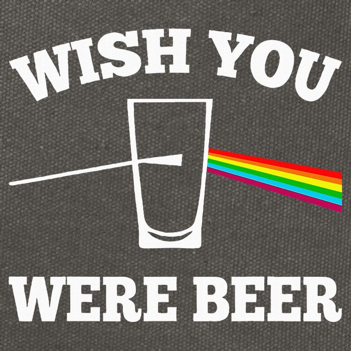 Wish You Were Beer Cotton Canvas Backpack