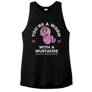 Womens Youre Worm With A Mustache James Tom Ariana Reality VNeck Ladies PosiCharge Tri-Blend Wicking Tank