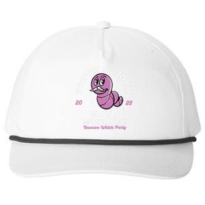 Womens Youre Worm With A Mustache James Tom Ariana Reality VNeck Snapback Five-Panel Rope Hat