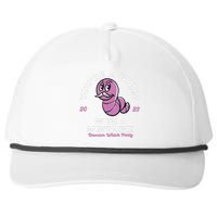 Womens Youre Worm With A Mustache James Tom Ariana Reality VNeck Snapback Five-Panel Rope Hat