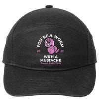 Womens Youre Worm With A Mustache James Tom Ariana Reality VNeck 7-Panel Snapback Hat