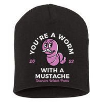 Womens Youre Worm With A Mustache James Tom Ariana Reality VNeck Short Acrylic Beanie