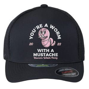 Womens Youre Worm With A Mustache James Tom Ariana Reality Flexfit Unipanel Trucker Cap