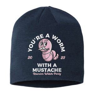 Womens Youre Worm With A Mustache James Tom Ariana Reality Sustainable Beanie