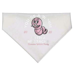 Womens Youre Worm With A Mustache James Tom Ariana Reality USA-Made Doggie Bandana