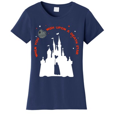 When You Wish Upon A Death Star Halloween Women's T-Shirt