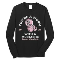 Womens Youre Worm With A Mustache James Tom Ariana Reality Long Sleeve Shirt