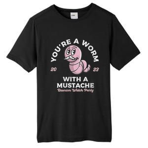 Womens Youre Worm With A Mustache James Tom Ariana Reality Tall Fusion ChromaSoft Performance T-Shirt