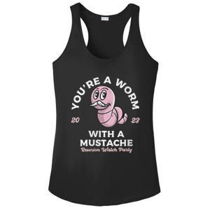 Womens Youre Worm With A Mustache James Tom Ariana Reality Ladies PosiCharge Competitor Racerback Tank