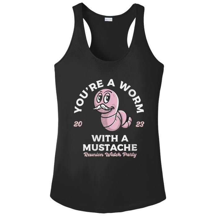 Womens Youre Worm With A Mustache James Tom Ariana Reality Ladies PosiCharge Competitor Racerback Tank